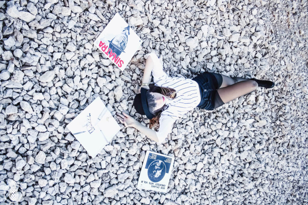 the deserted land photoshoot - winter desert vibes