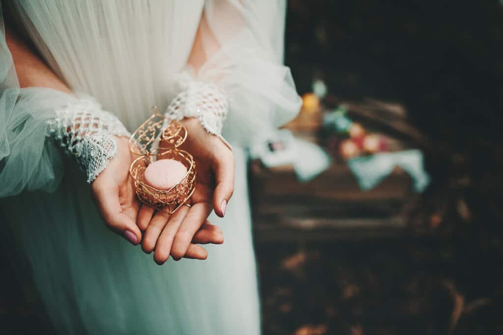 fairytale wedding - fairies and sparks - wedding dress, flower crowns, make up