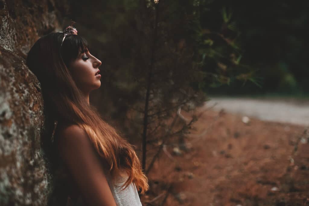 fairytale wedding - fairies and sparks - wedding dress, flower crowns, make up