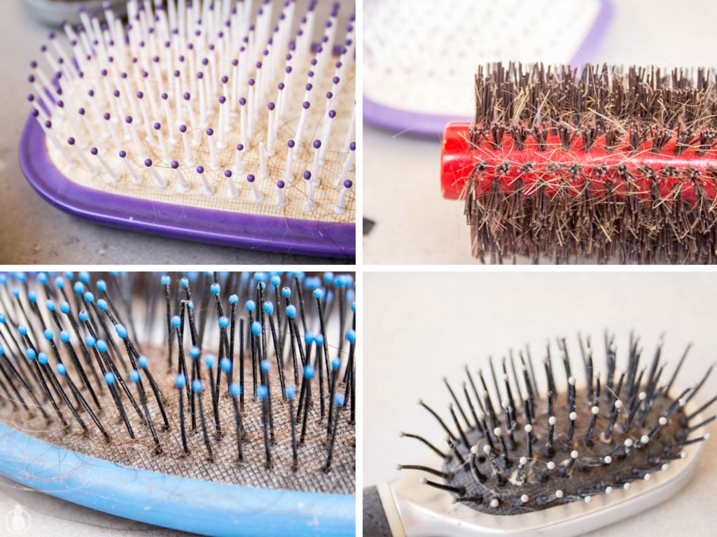 ניקיון אביב : איך מנקים מסרקים ומברשות שיער? || Spring Clean : How to Clean Hairbrushes & Combs in 4 Easy Steps 