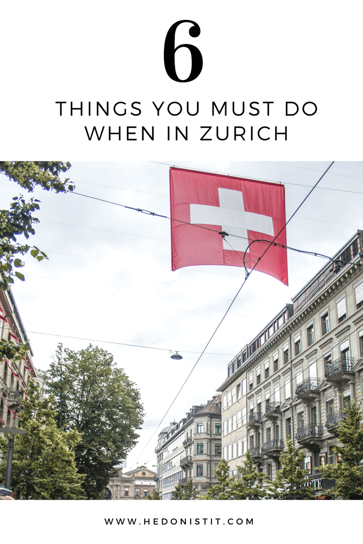 From a unique chocolate tour to shopping in Bahnhofstrasse : Here’s are the top 6 Things To Do In Zurich | What to do and see in Zurich | Travel destinations to add to your bucket list. Click through to see the full guide on hedonistit.com >>