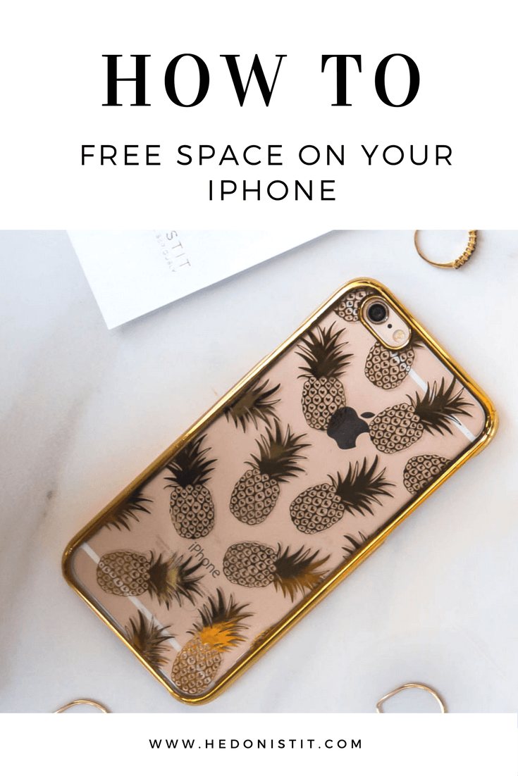 Not enough storage space on your phone? Tried of getting the dreaded pop up on your phone telling you that you have NO more room to take photos? Try these 7 tips to free up space on your phone ! Click through to see the full guide on hedonistit.com >>