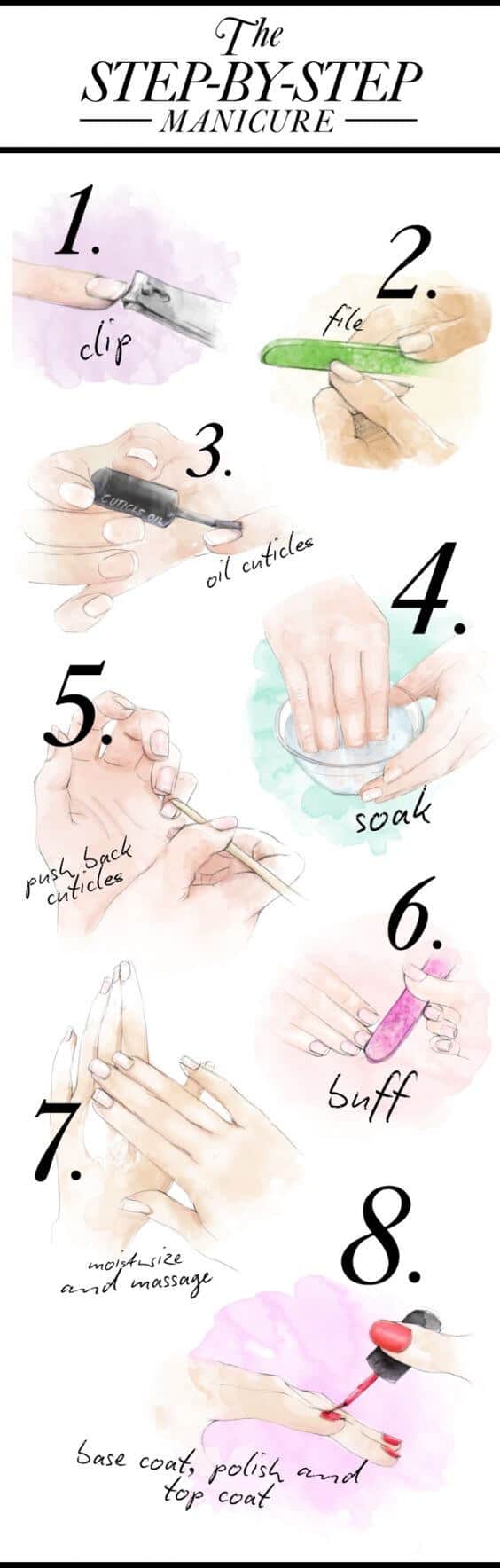 Do This For The Most Perfect Manicure — Ever - DIY nail guides, tips & hacks from pinterest
