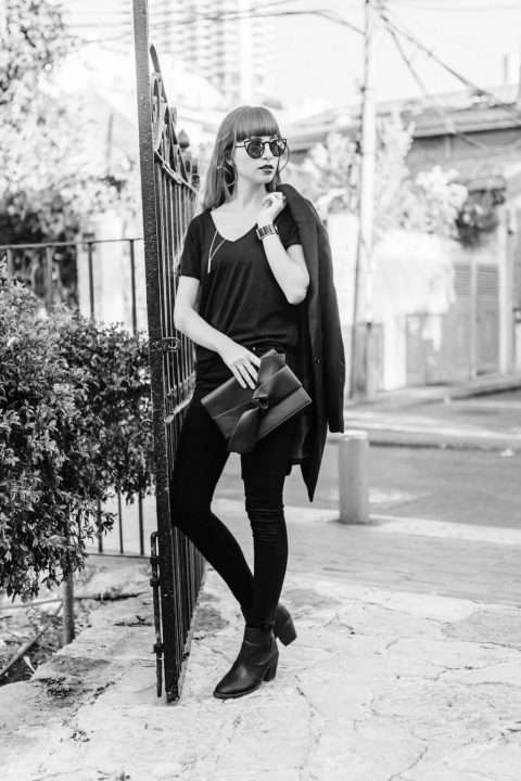 Outfit : Head-to-Toe Black - Hedonisitit