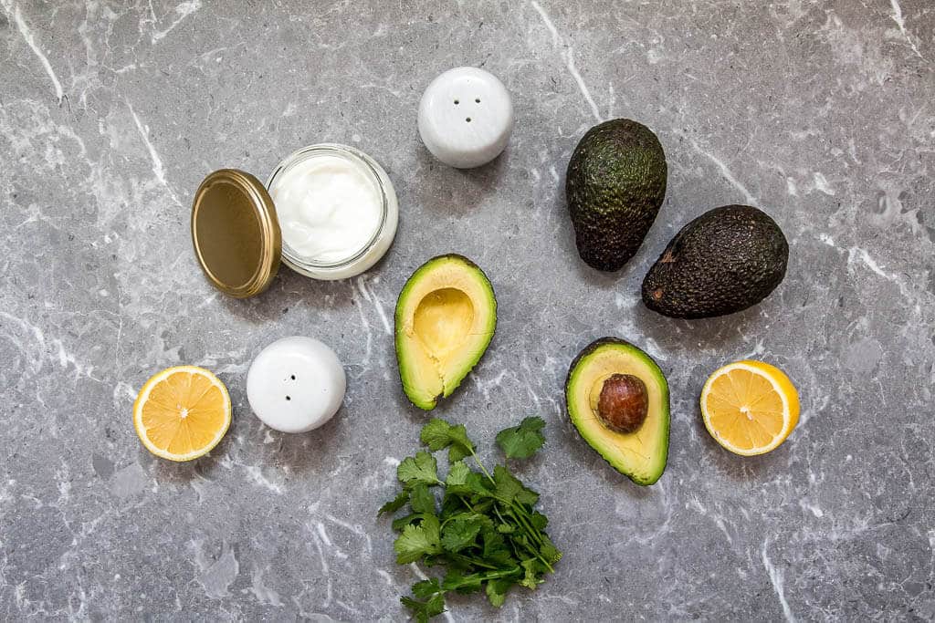 avocado yogurt dip
