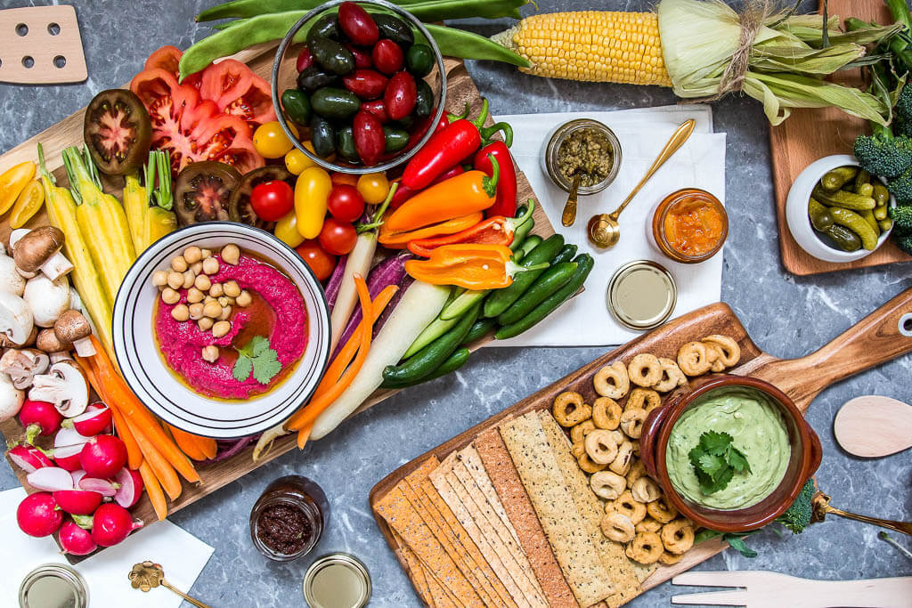 Crudité Veggie hosting Platter