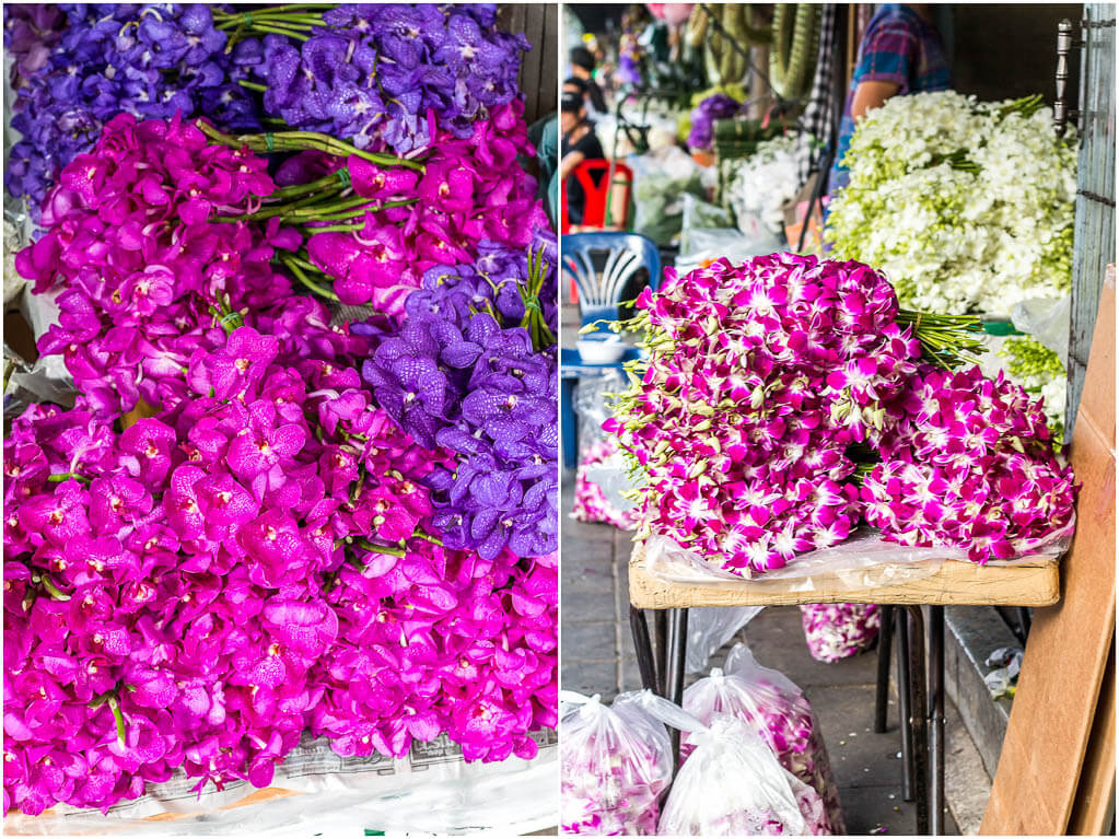 Bangkok - 9 unique and different things to do in the capital of Thailand {The Pak Khlong Flower Market}