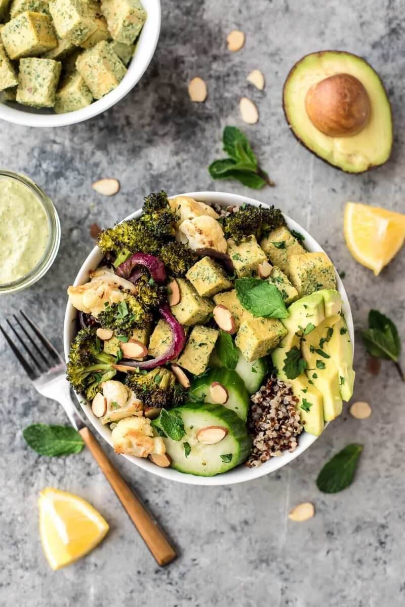 PINSPIRATION : Mouthwatering Healthy Buddha Bowl Recipes That You Must Introduce Into Your Weekly Menu | Roasted Veggie Buddha Bowl with Quinoa and Avocado