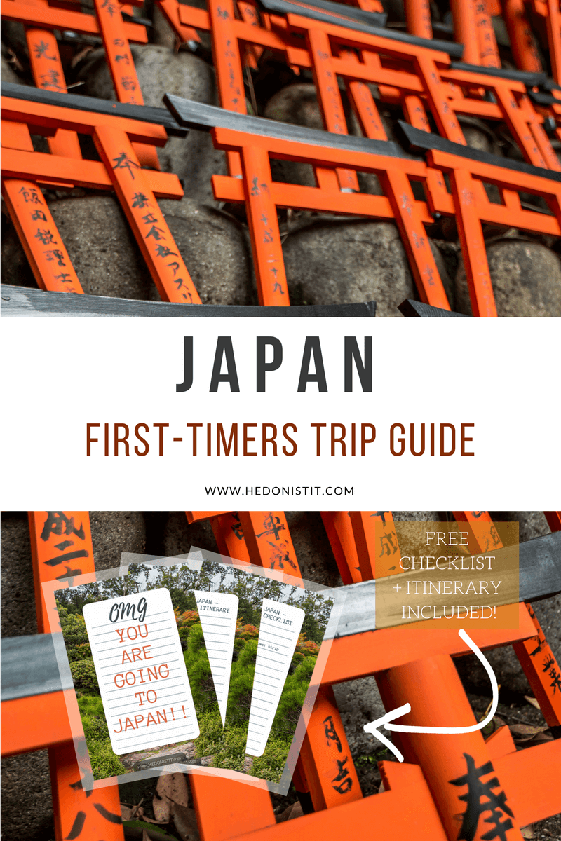 Japan travel guide including itinerary, packing list tips, best apps to use, transportation info & more!
