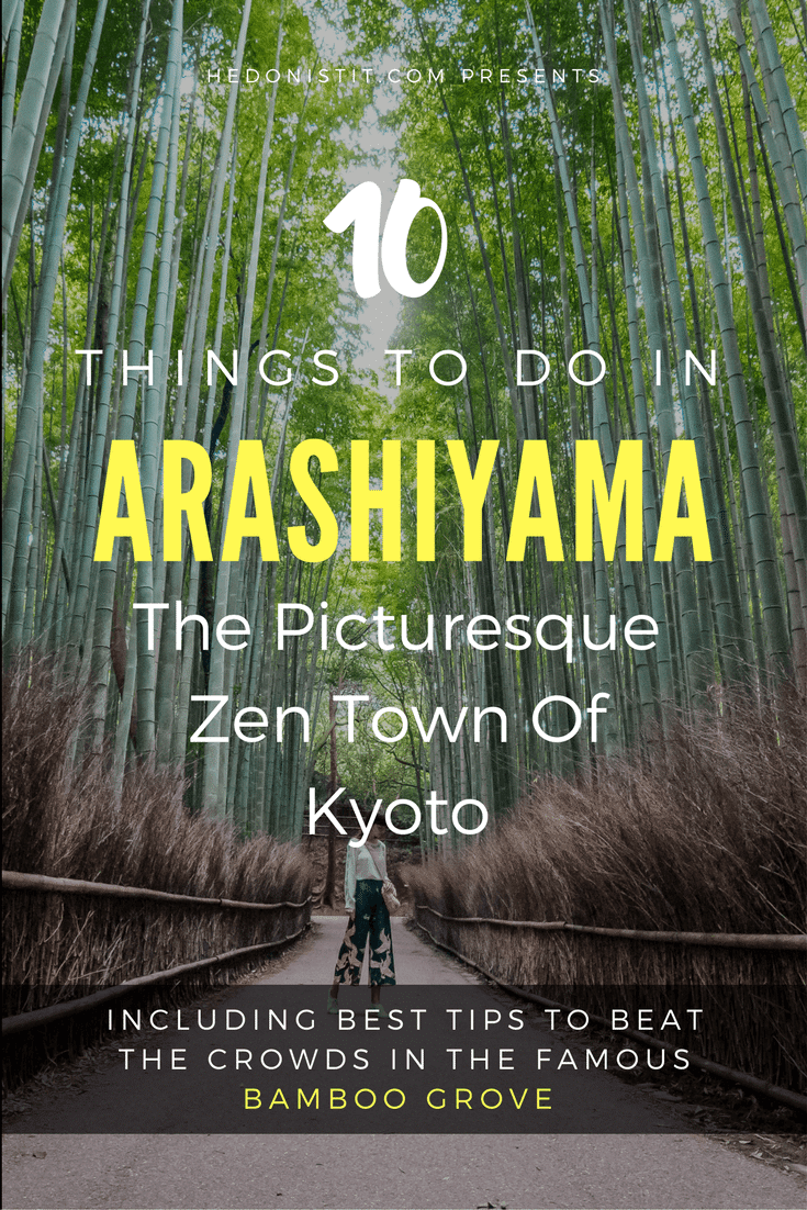 Not just the Bamboo Grove - 9 more things to do in Arashiyama, Kyoto - from the famous bridge, to the monkey park, kimono dress up and famous cafe! Check out this photography journal to make the perfect itinerary