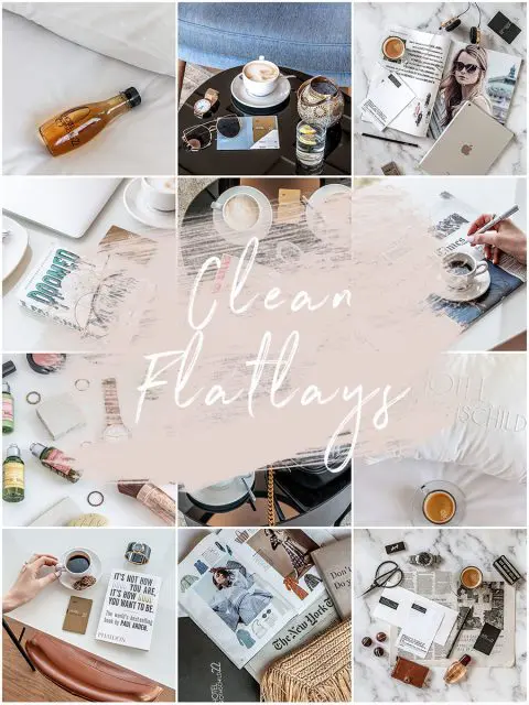 CLEAN FLATLAYS - LIGHTROOM PRESET