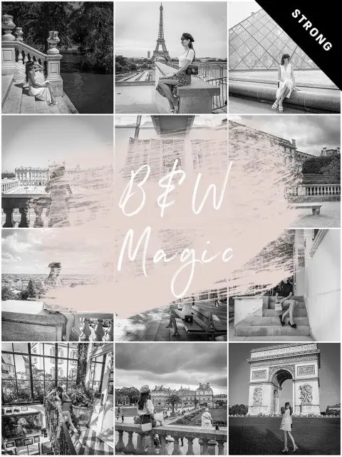 BLACK & WHITE MAGIC - LIGHTROOM PRESET