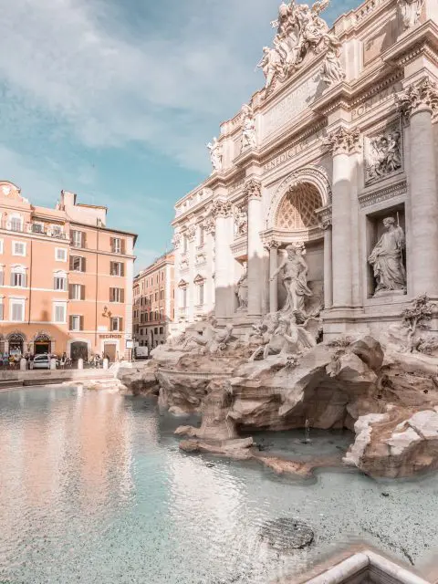 The Trevi Fountain in Rome